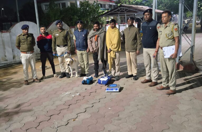 রেলপথে গাঁজা পাচার করতে গিয়ে আটক ২।