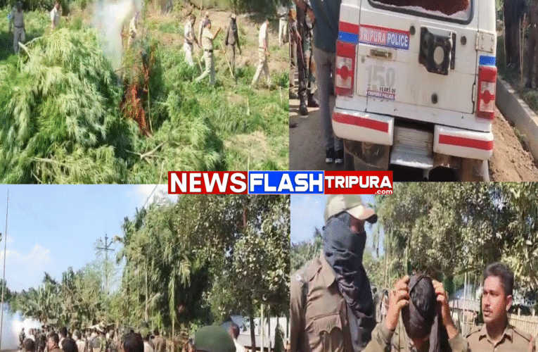 গাঁজা গাছ ধ্বংস অভিযানে গিয়ে গ্রামবাসীর হাতে আক্রান্ত বিএসএফের জওয়ান ও বন দপ্তরের কর্মী। 