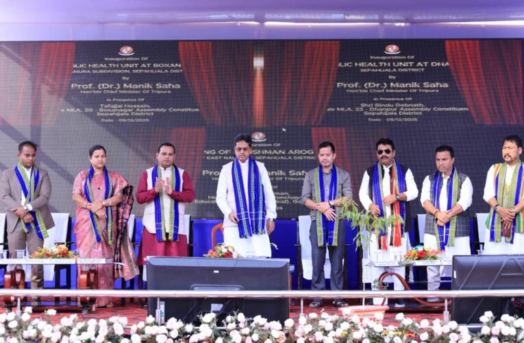 সিপাহীজলা, পশ্চিম জেলায় ১৮টি উন্নয়ন প্রকল্পের সূচনা করলেন মুখ্যমন্ত্রী