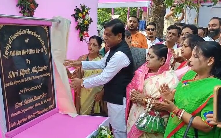 ১৭ নম্বর ওয়ার্ডের নতুন অফিস ভবনের ভিত্তিপ্রস্তর স্থাপন, ওপেন জিমের উদ্বোধন